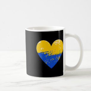 Ukrainsk Älskare Ukraina Hjärta Tröja Stöd Ukraina Kaffemugg