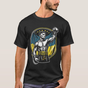 Ukrainsk boxare Patriotisk boxningskämpe Ukraina F T Shirt