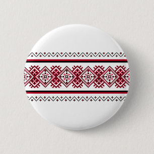 Ukrainsk broderad Vyshyvanka-nål Knapp