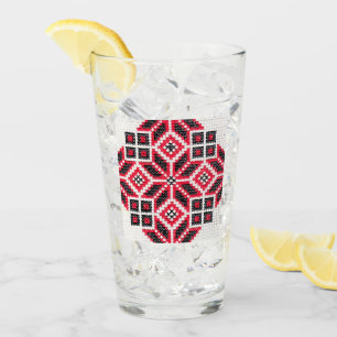 Ukrainsk broderi glaskopp