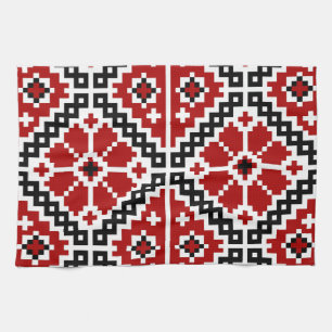 Ukrainsk broderi kökshandduk