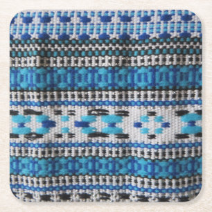 Ukrainsk broderi underlägg papper kvadrat