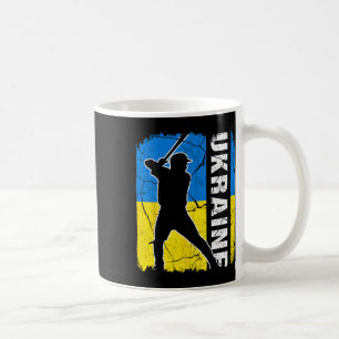 Ukrainsk Bysebyll-spelare Ukrainas flagga Bysebyll Kaffemugg