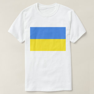 Ukrainsk flagg T-shirt Stöd Ukraina Frihet