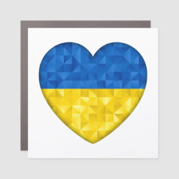Ukrainsk flagga. Hjärta. Jag älskar Ukraina. Jag s
