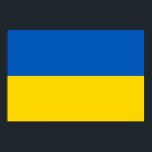 Ukrainsk flagga.  poster<br><div class="desc">Ukrainsk flagga. Affisch.</div>