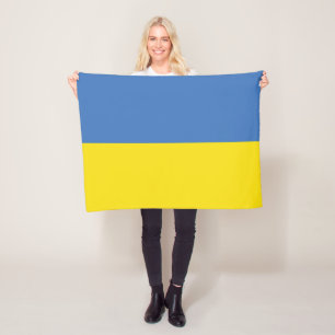 Ukrainsk flagga, Ukrainsk Slava Ukraini Слава Укра Fleecefilt