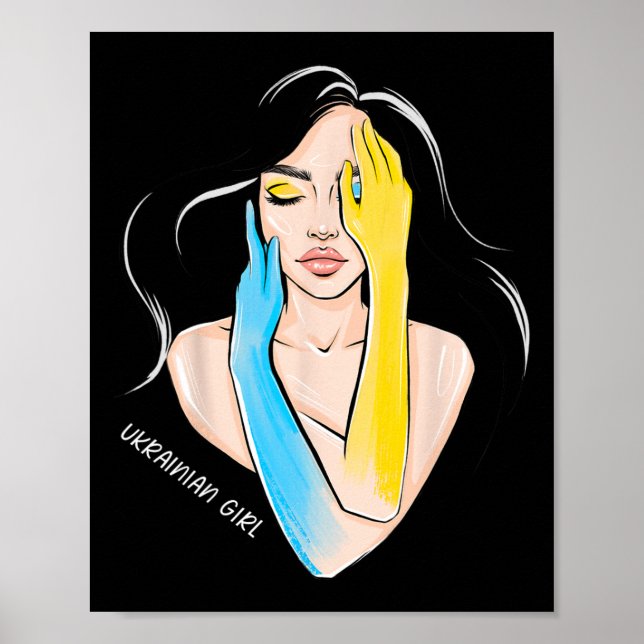 Ukrainsk flicka kvinnor  poster (Framsidan)