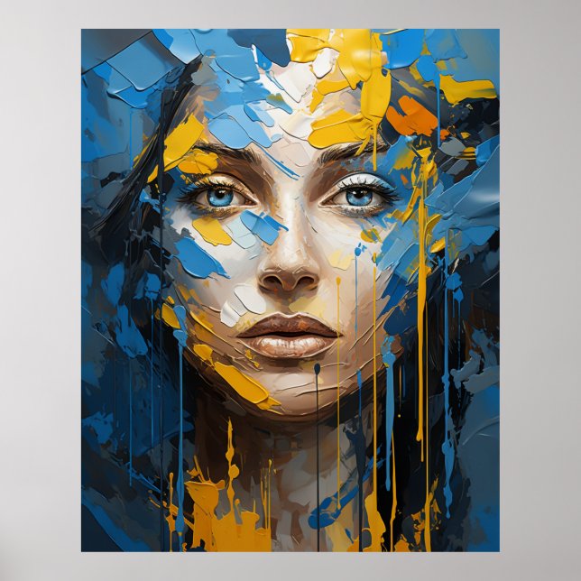 Ukrainsk flicka poster (Framsidan)