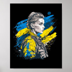 Ukrainsk flicka - styrka inför motstånd poster