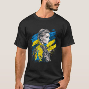 Ukrainsk flicka - styrka inför motstånd t shirt