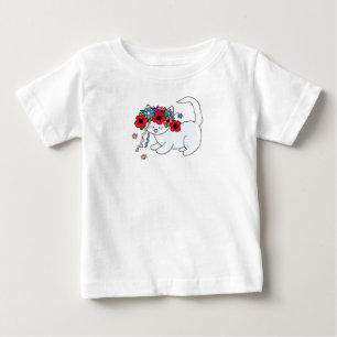Ukrainsk Folk konst för katt T-shirt