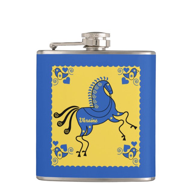 Ukrainsk folkart fickplunta (Framsidan)