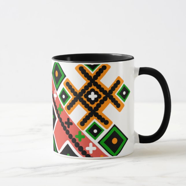 Ukrainsk folkart Inspired Mugg (Höger)