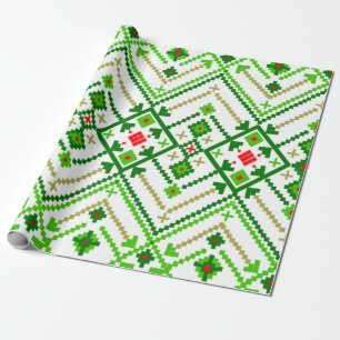 Ukrainsk folkart Inspired Presentpapper