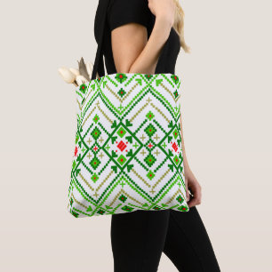 Ukrainsk folkart Inspired Tygkasse