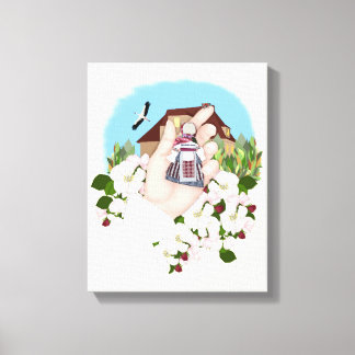 Ukrainsk folkdocka, Motanka. Hemort Canvastryck