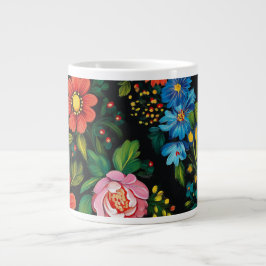 Ukrainsk folkkonst mönster X-Large Mugg Jumbo Mugg