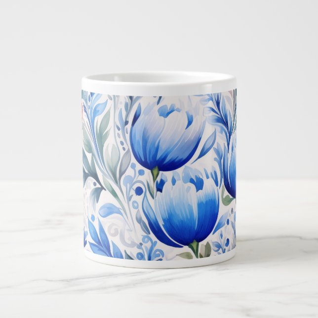 Ukrainsk folkkonst X-Large Mugg Jumbo Mugg (Framsidan)