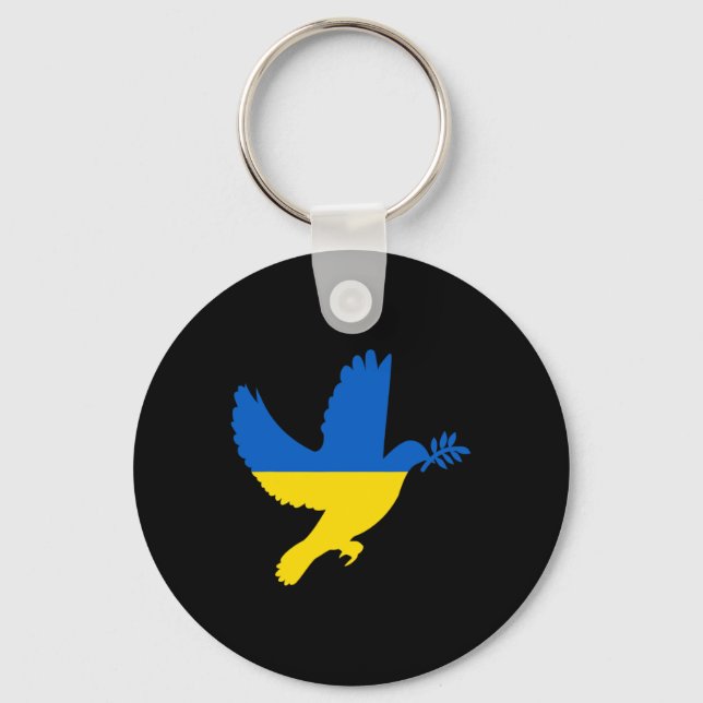 Ukrainsk fredsdova  nyckelring (Framsida)