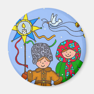 Ukrainsk jul Carollers Magnet