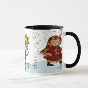 Ukrainsk julstjärna mugg