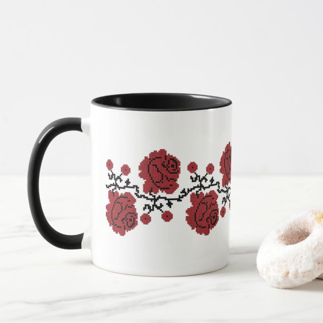 Ukrainsk kaffemugg (Med munk)