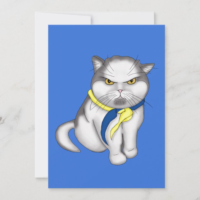 ukrainsk katt inbjudningar (Framsida)