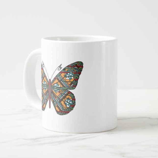 Ukrainsk monarch Specialty Mugg Jumbo Mugg (Framsida vänster)