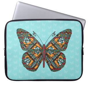 Ukrainsk monark fjäril laptopsleeve laptop fodral