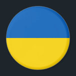 Ukrainsk patriotisk flagga magnet<br><div class="desc">Patriotisk flagga för Ukraina.</div>
