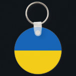 Ukrainsk patriotisk flagga nyckelring<br><div class="desc">Patriotisk flagga för Ukraina.</div>