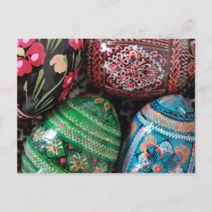 Ukrainsk pysanky - påskägg helg vykort
