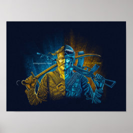 ukrainsk soldat poster