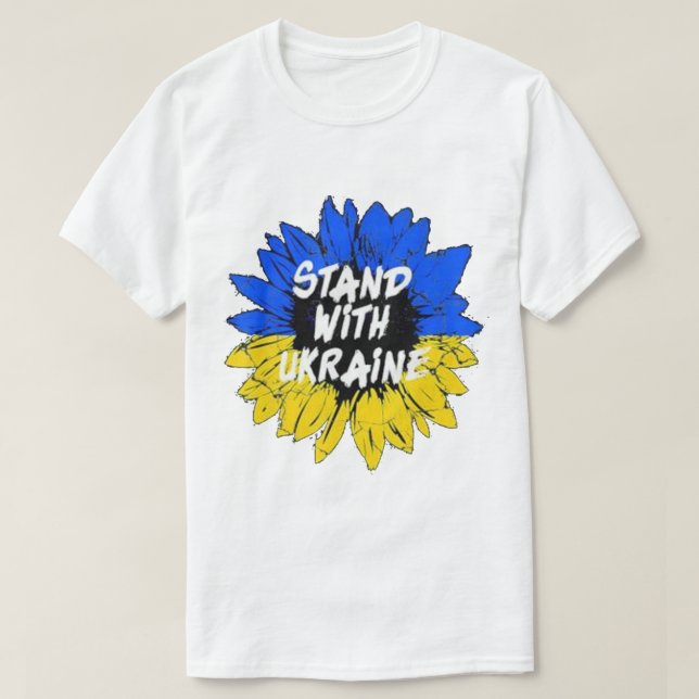 Ukrainsk solroskonst (3) t shirt (Design framsida)