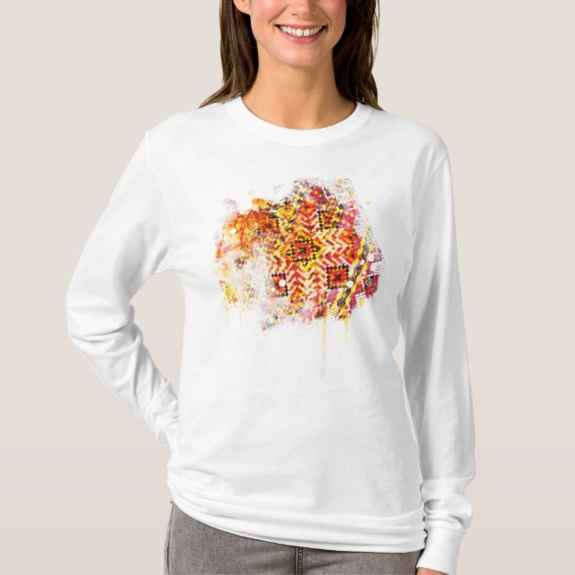 Ukrainsk stil t-shirt (Framsida)