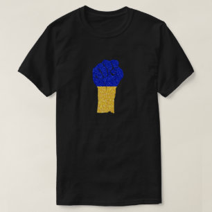 Ukrainsk styrka glitter t-shirt