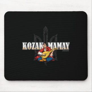 Ukrainsk t-shirt Kozak Mamay-ukrainsk herrtröja Musmatta