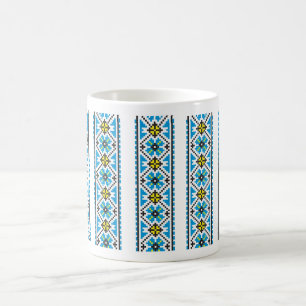 Ukrainsk tekopp med mönster kaffemugg
