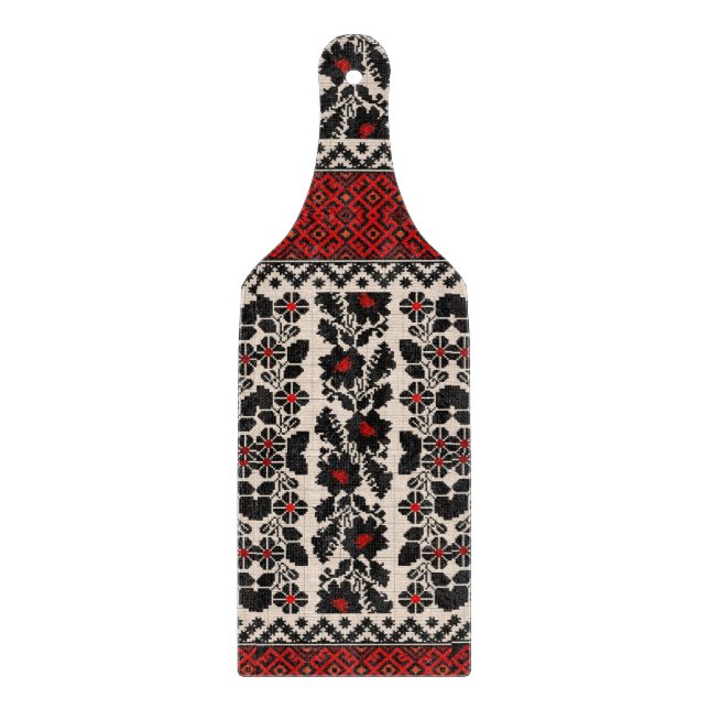 Ukrainsk traditionell vushuvanka-folkkonst (Framsidan)