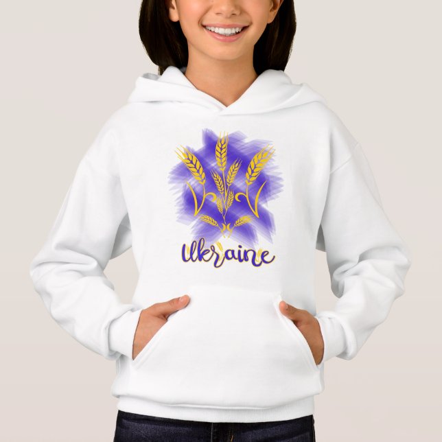 Ukrainsk treudd av vetear t shirt (Framsida)