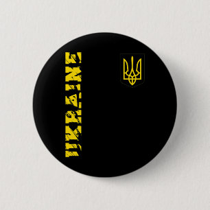 Ukrainsk treudd Ukraine-tröja Tryzub Support Gif Knapp