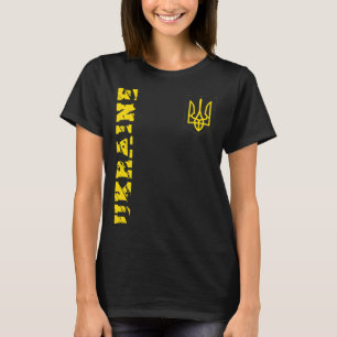 Ukrainsk treudd Ukraine-tröja Tryzub Support Gif T Shirt