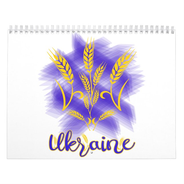 Ukrainsk trident gjord av vetearon kalender (Omslag)