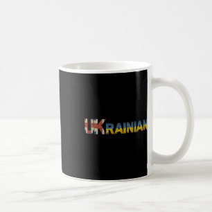 Ukrainsk Uk Ukraina England engelska Skottland Fla Kaffemugg