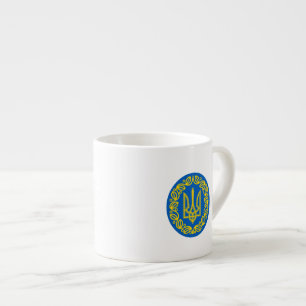 Ukrainsk vapensköld espressomugg