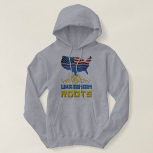 Ukrainska amerikanska rötter Hoodie T Shirt