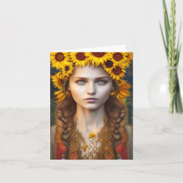 ukrainska anteckningskort för flickor i amulets &