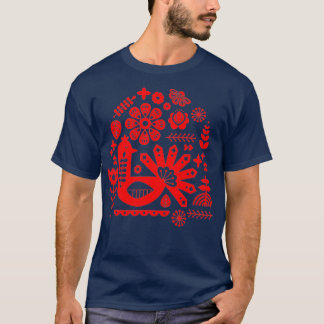 ukrainska Bird Vyshyvanka Stil T Shirt