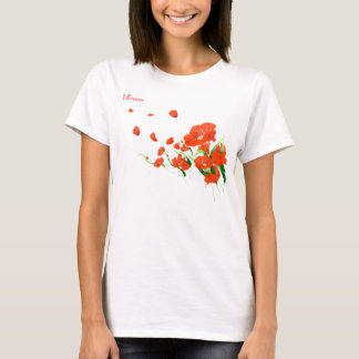Ukrainska blommor. Tanktop Tee Shirt